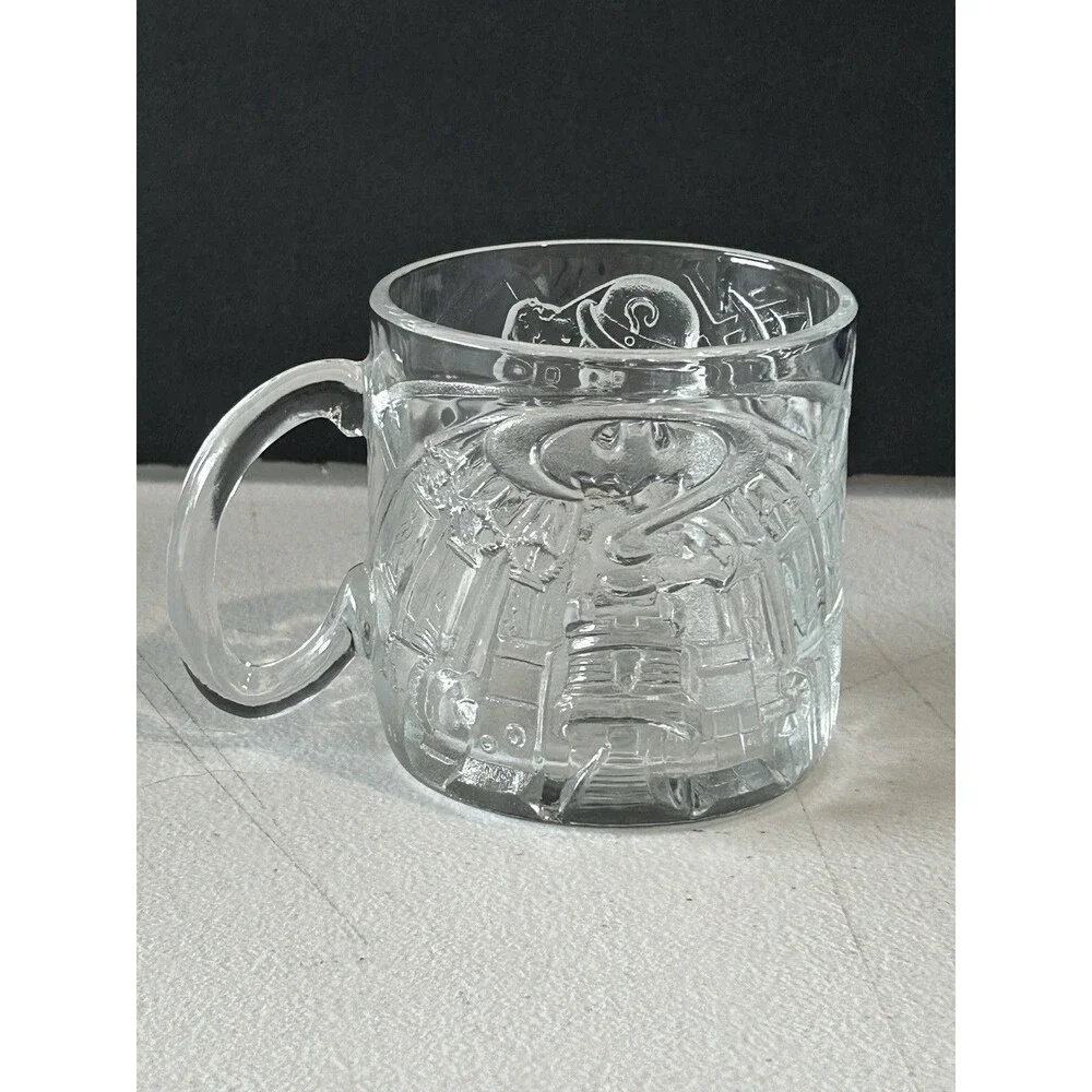 1995 McDonald’s Batman Forever The Riddler Glass Mug DC Comics Made in USA